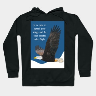 New Adventure Optimism Bald Eagle Hoodie